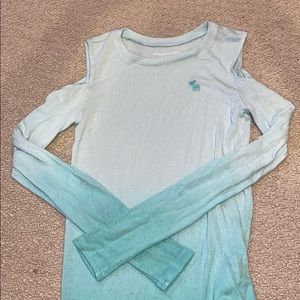 Abercrombie Kids Ombré Shoulder CutOut Long Sleeve